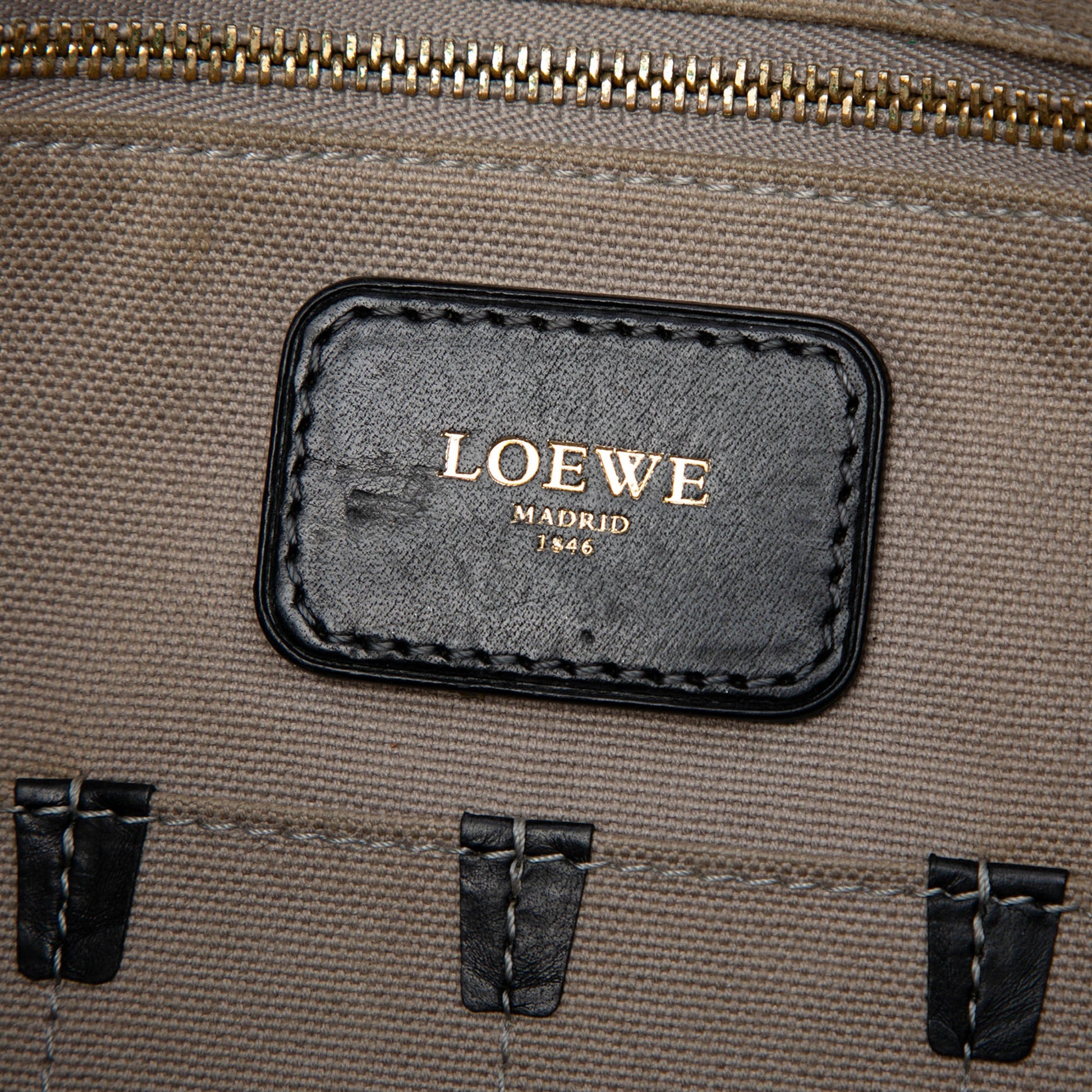LOEWE Anagram Coated Canvas Messenger Bag