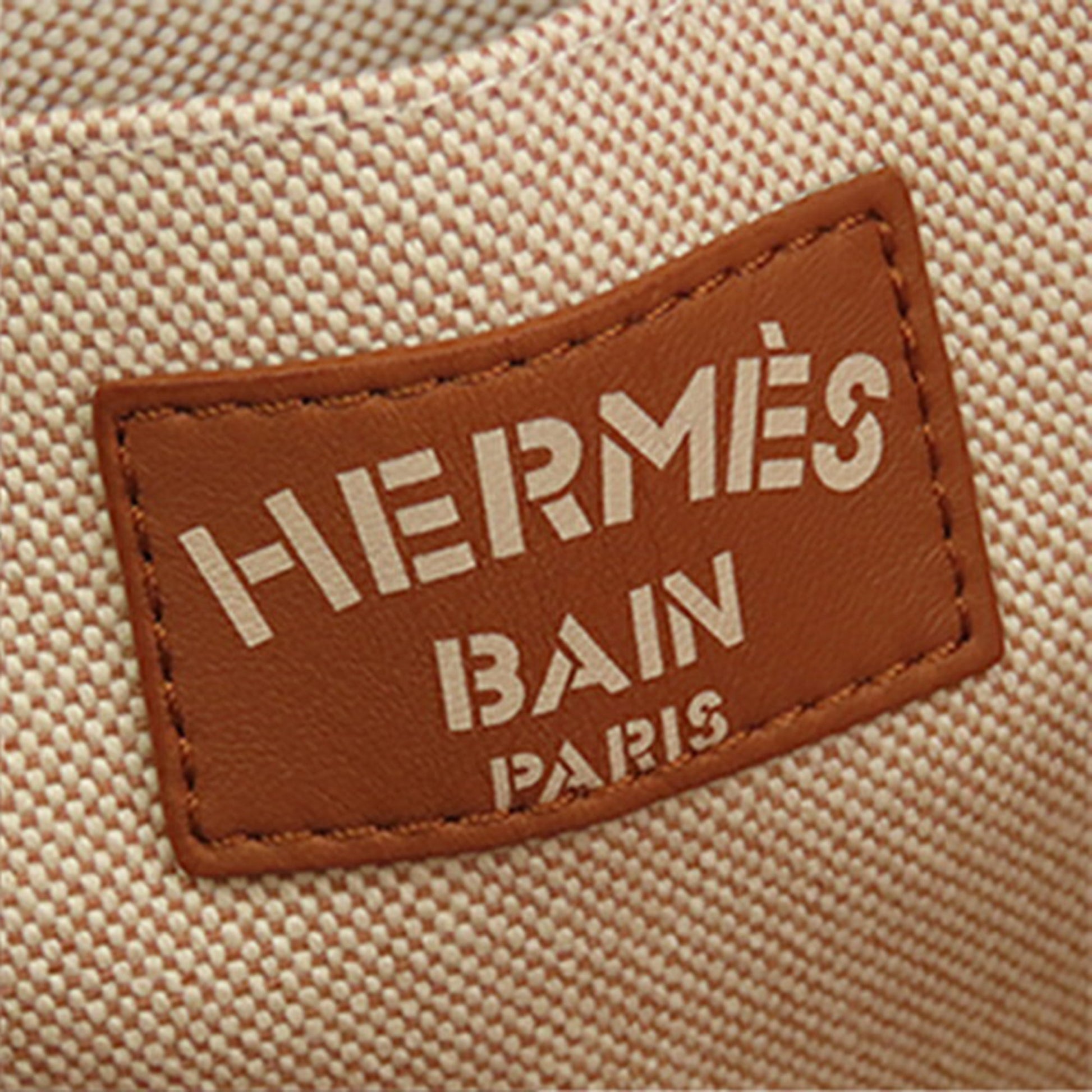 Hermès Toile Escale a la Plage Beach Bag