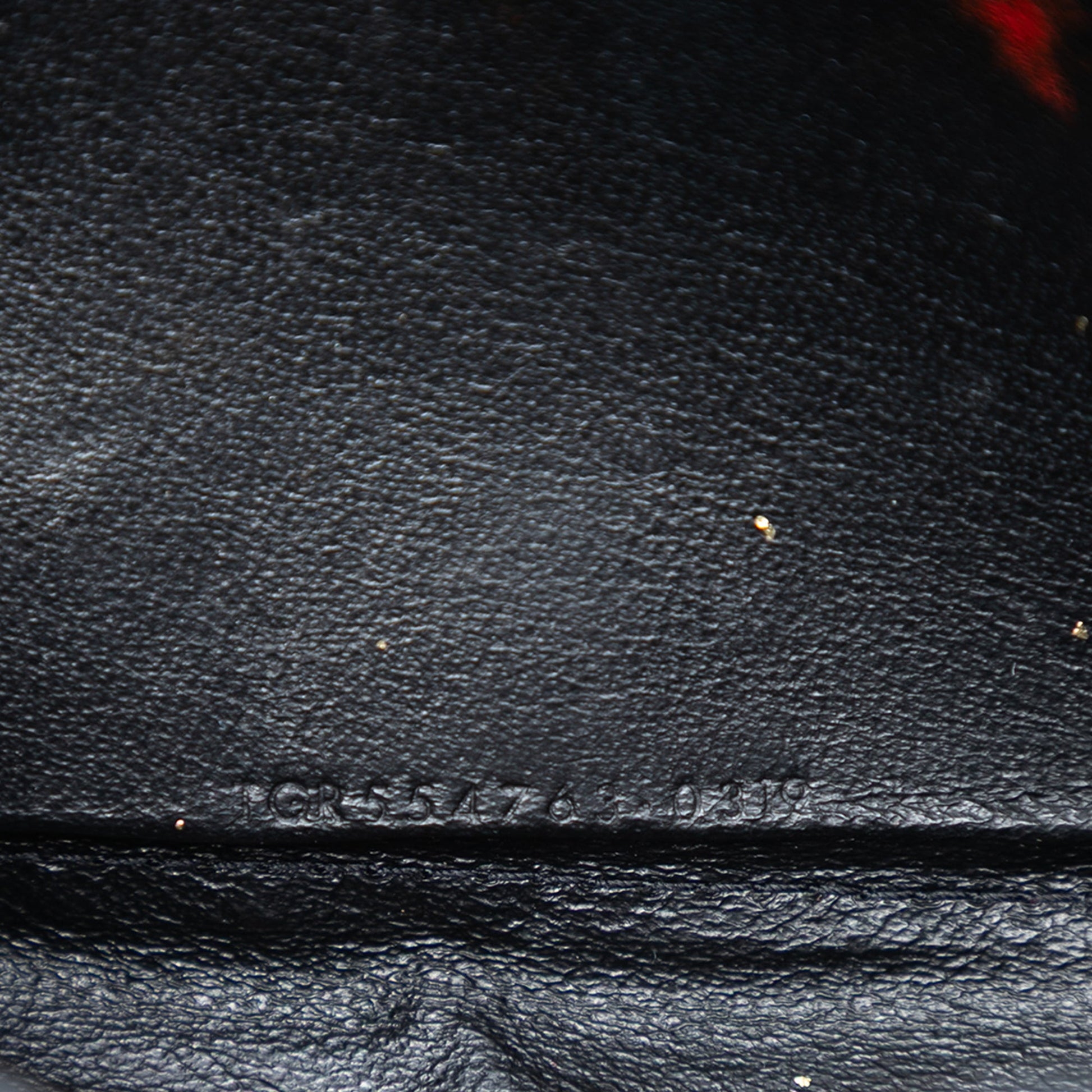 Saint Laurent Bicolor Leather Monogram Sulpice Wallet on Chain