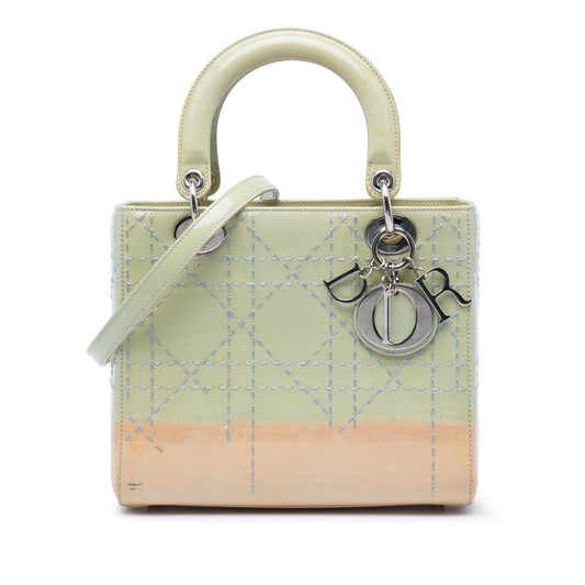 Dior Medium Ombre Patent Cannage Lady Dior