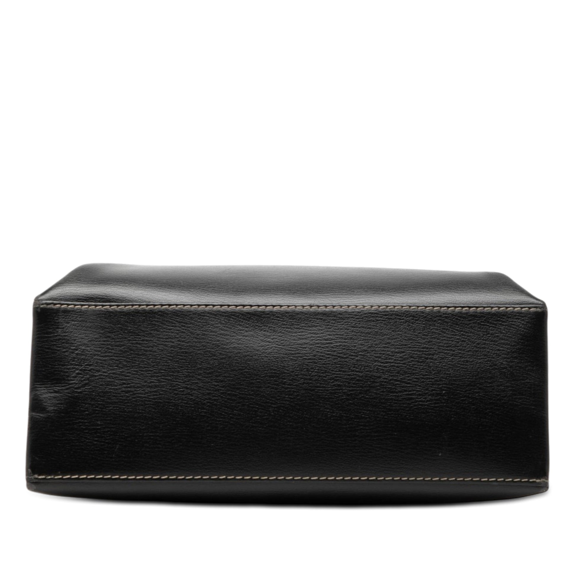LOEWE Bicolor Leather Velazquez Twist Top Handle Bag