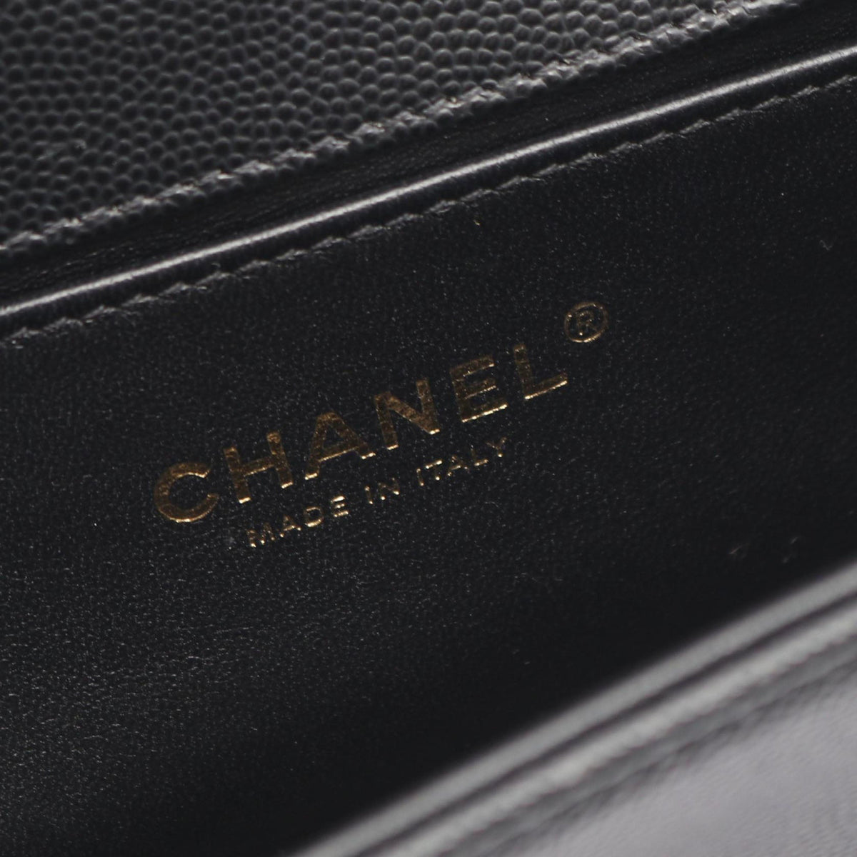 Chanel Small Quilted Caviar Boy Flap