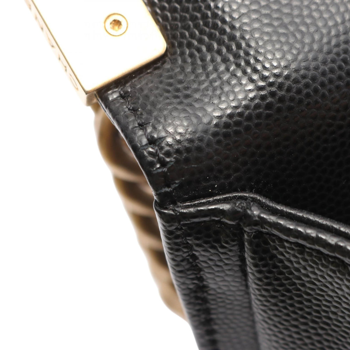 Chanel Small Quilted Caviar Boy Flap