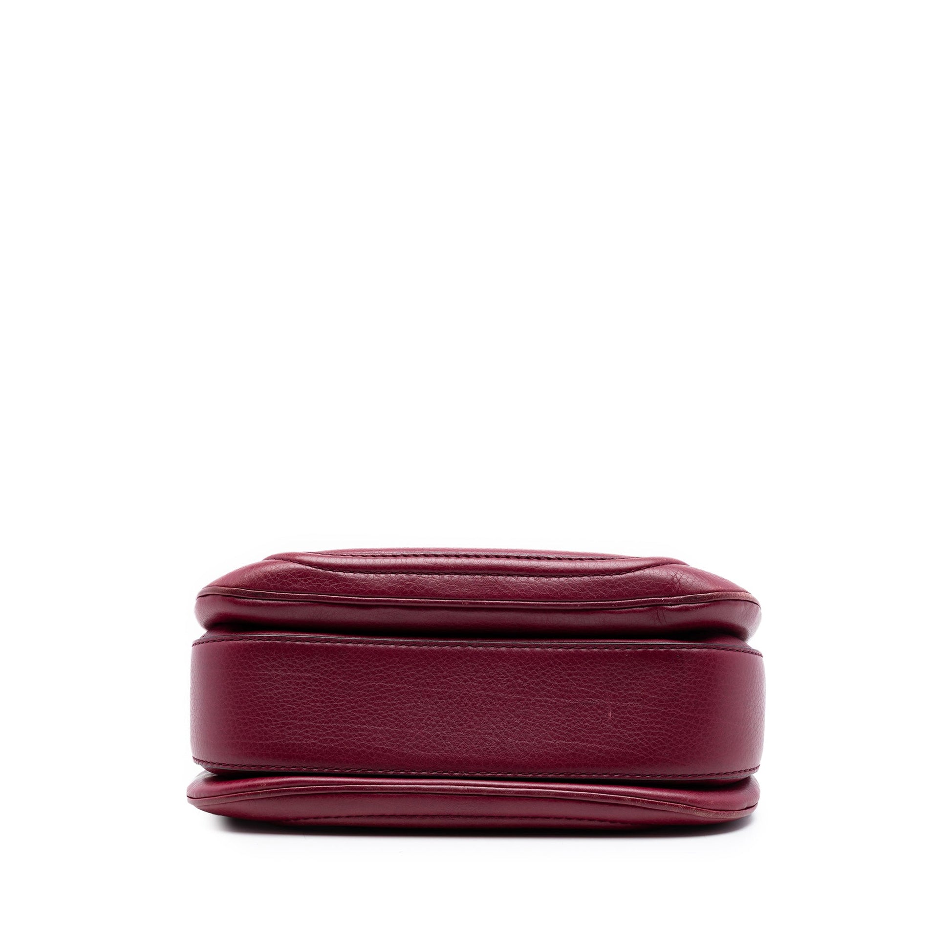 Gucci Medium Leather New Bamboo Satchel