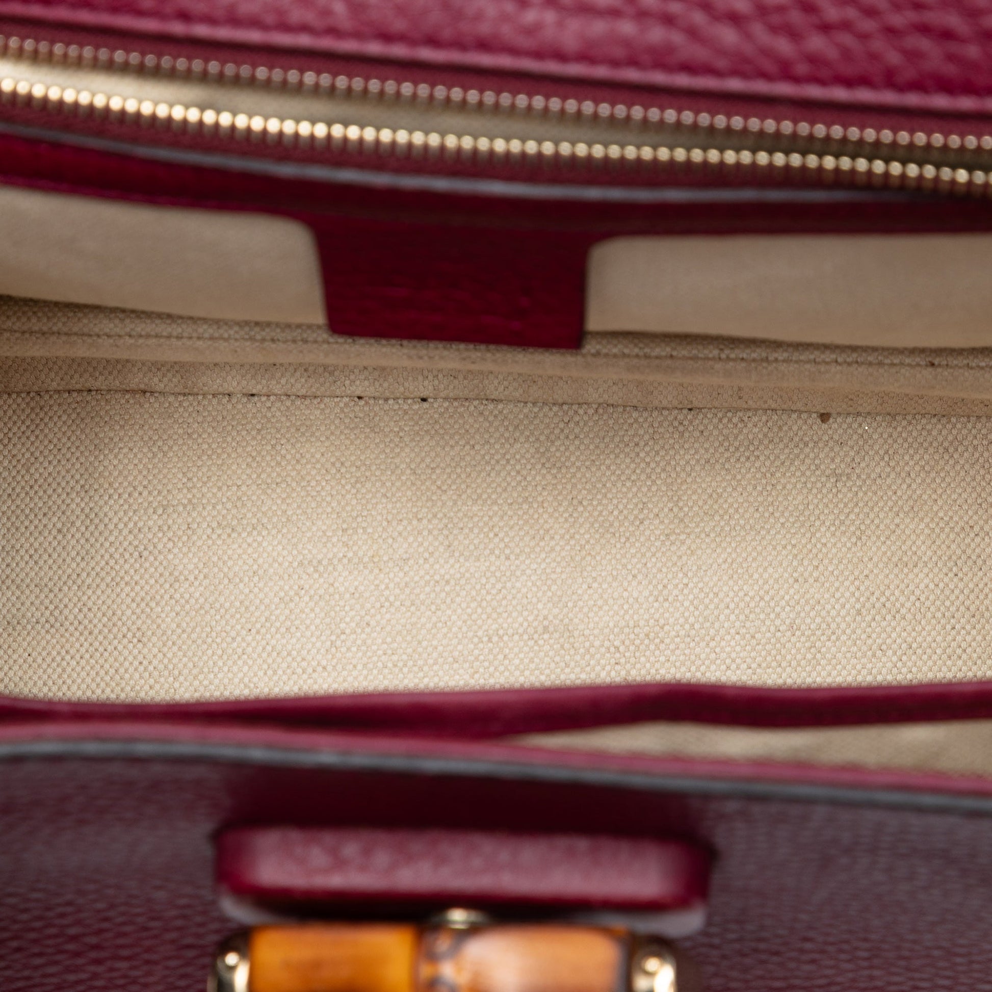 Gucci Medium Leather New Bamboo Satchel