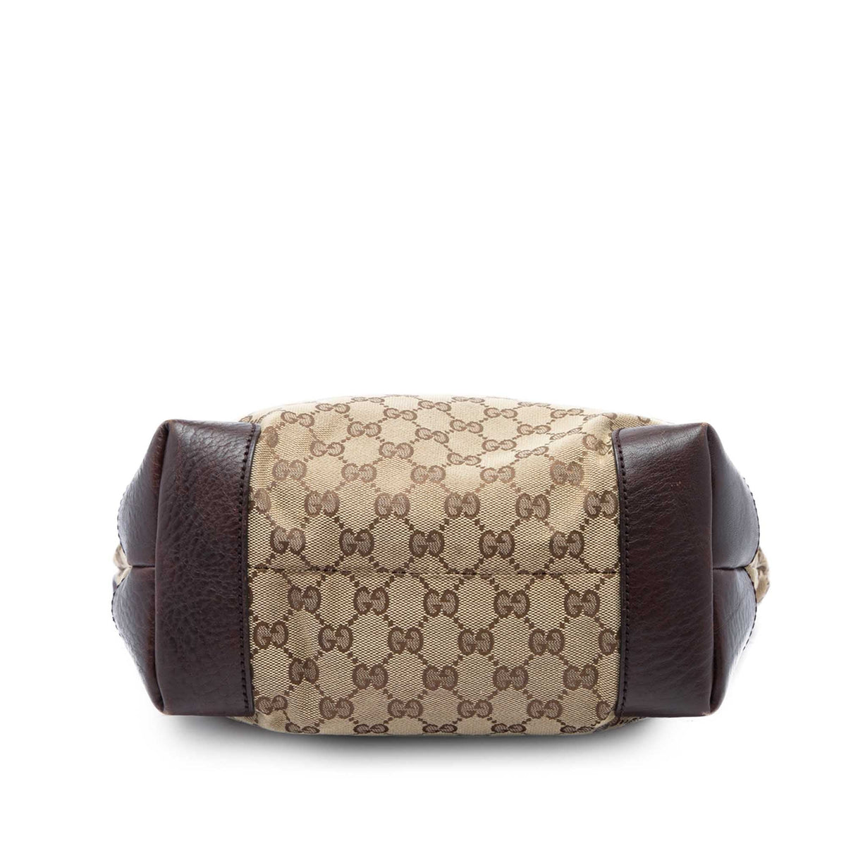 Gucci GG Canvas GG Charm Tote — Beige