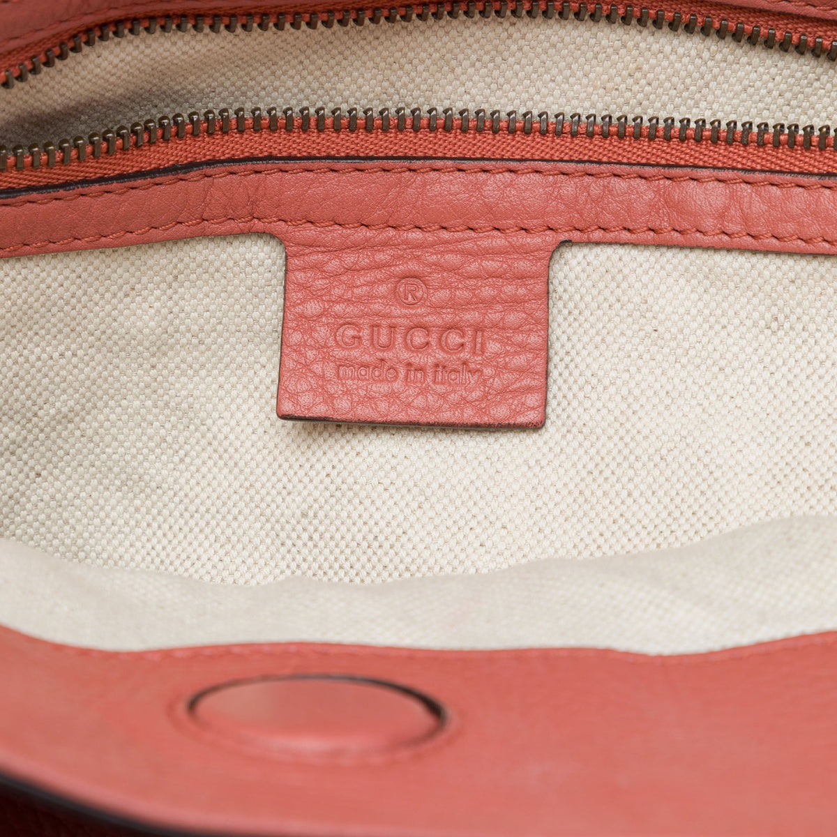 Gucci Tall Calfskin Bamboo Shopper Tote