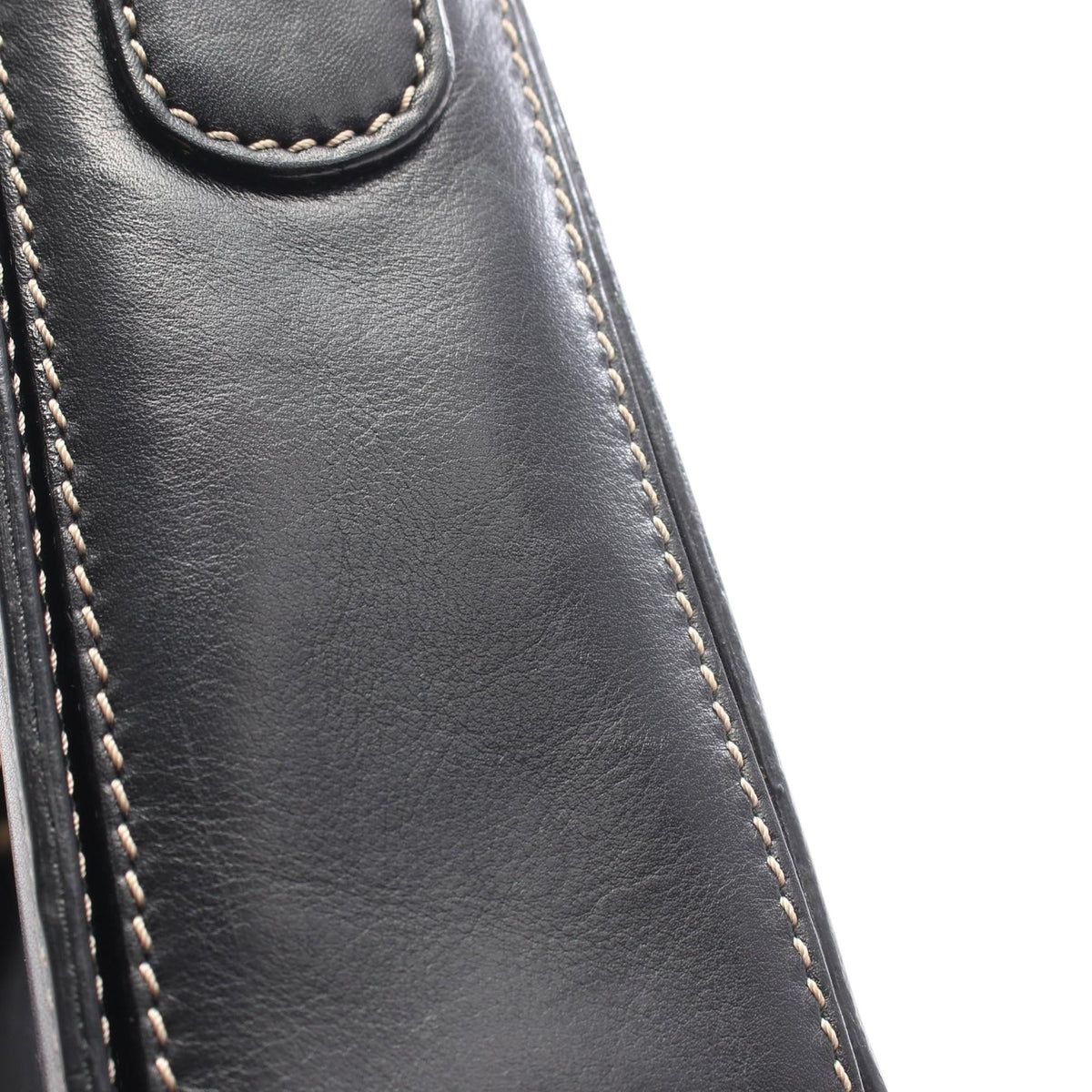 Celine Leather Crossbody — Black