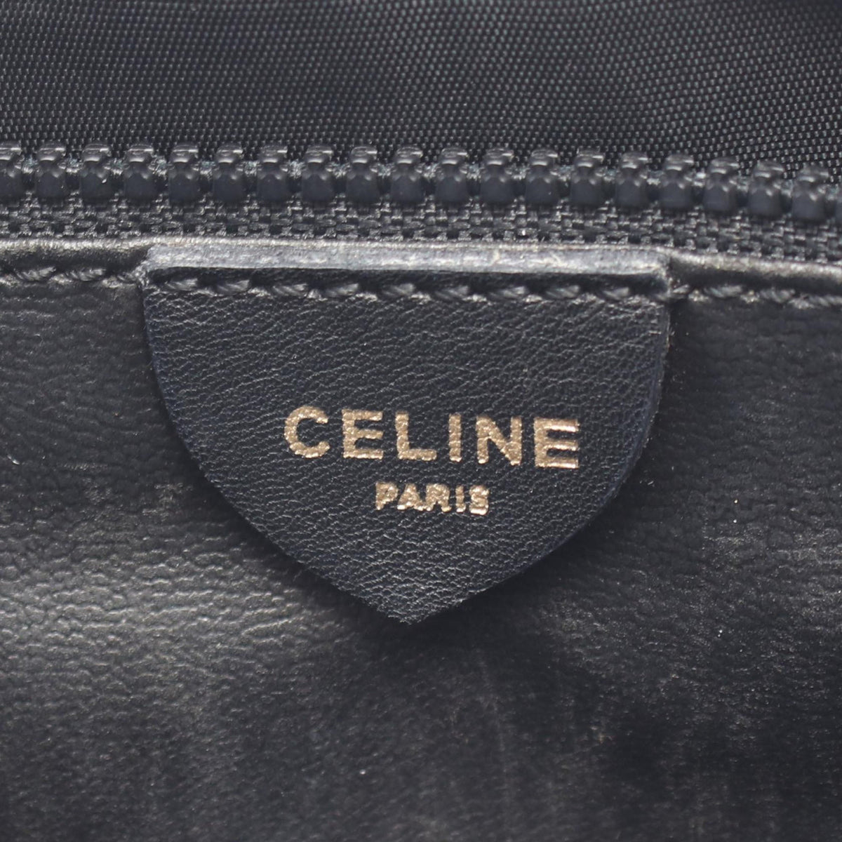 Celine Leather Crossbody — Black
