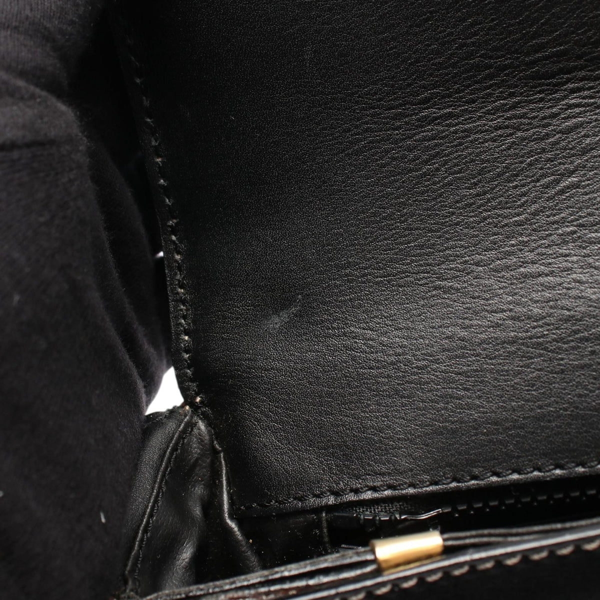 Celine Leather Crossbody — Black