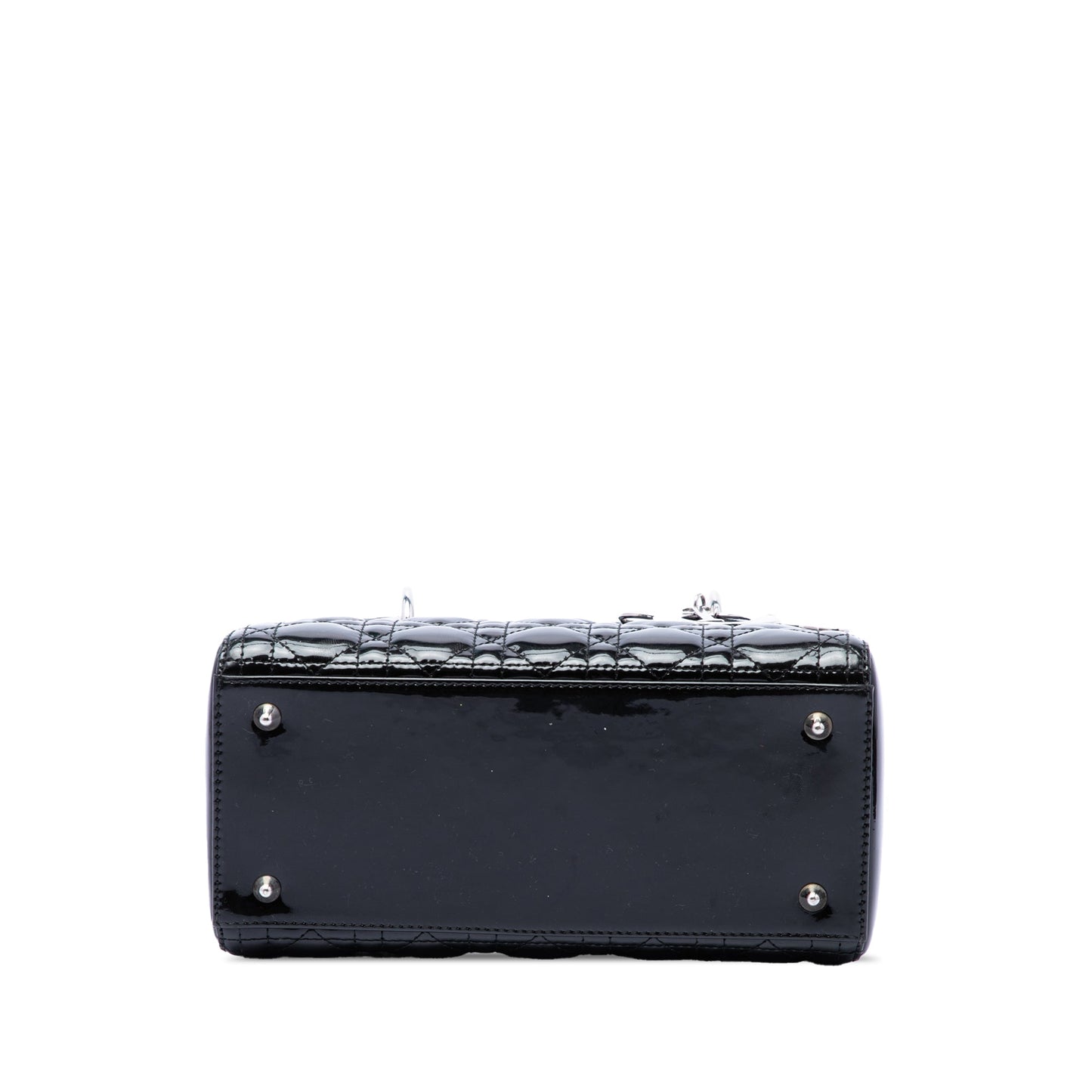 Dior Medium Patent Cannage Lady Dior