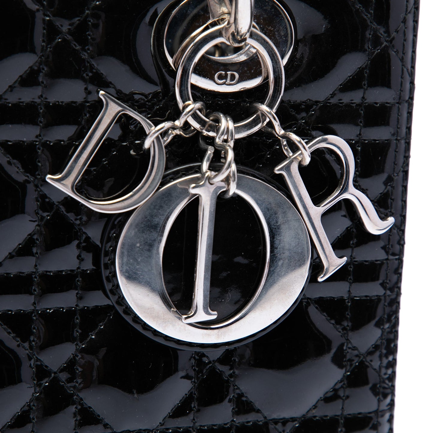 Dior Medium Patent Cannage Lady Dior