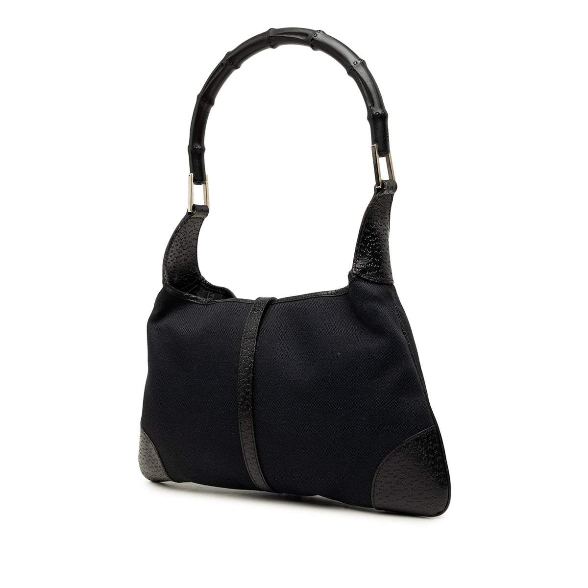 Gucci Canvas Bamboo Jackie Hobo