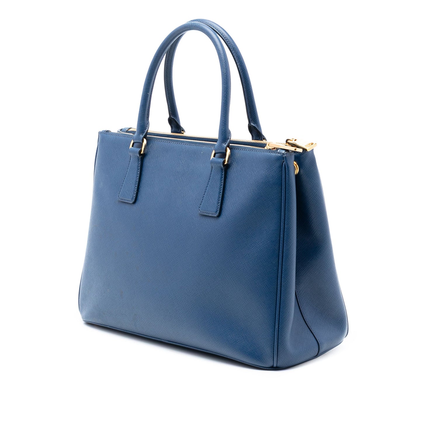 Prada Medium Saffiano Lux Galleria Double Zip Satchel