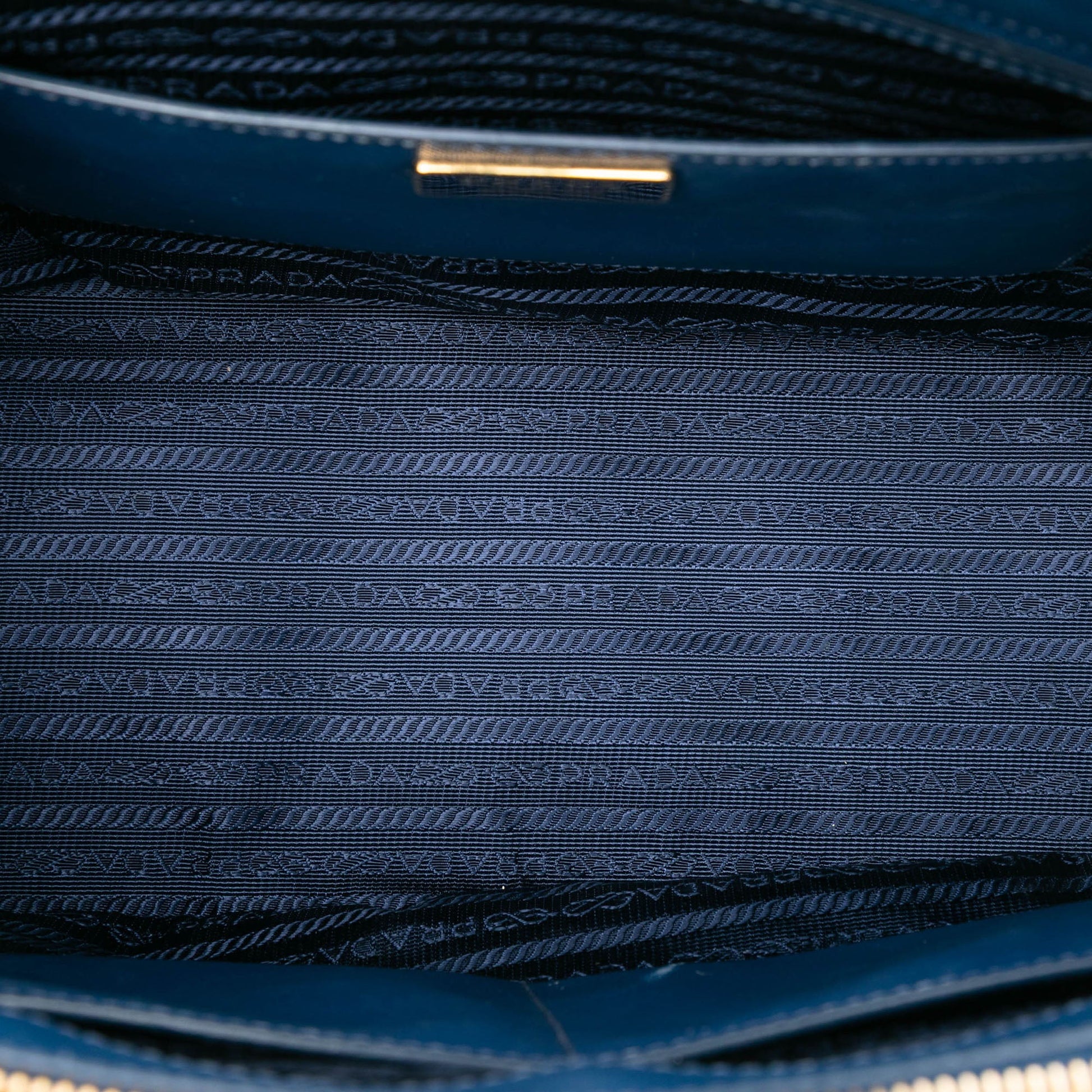 Prada Medium Saffiano Lux Galleria Double Zip Satchel