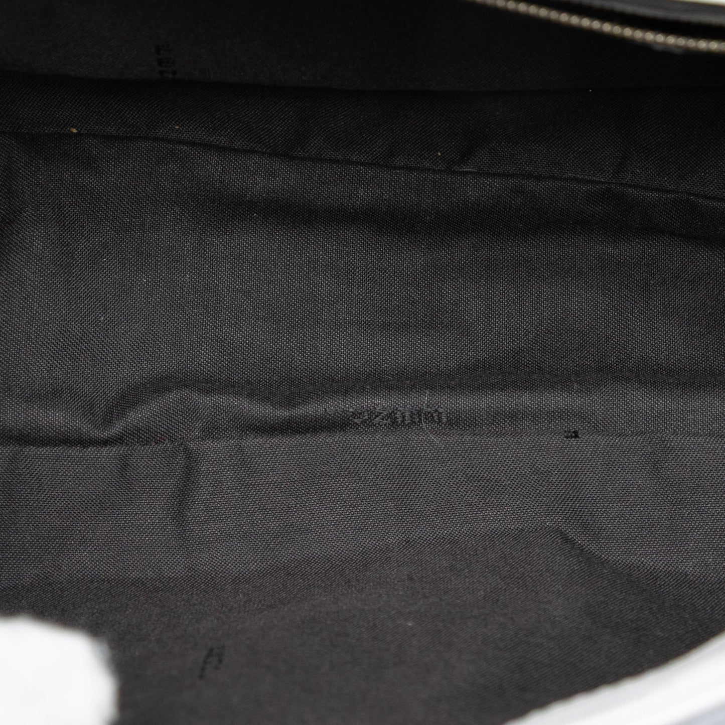 Fendi Large Zucca Embossed Leather Baguette Satchel