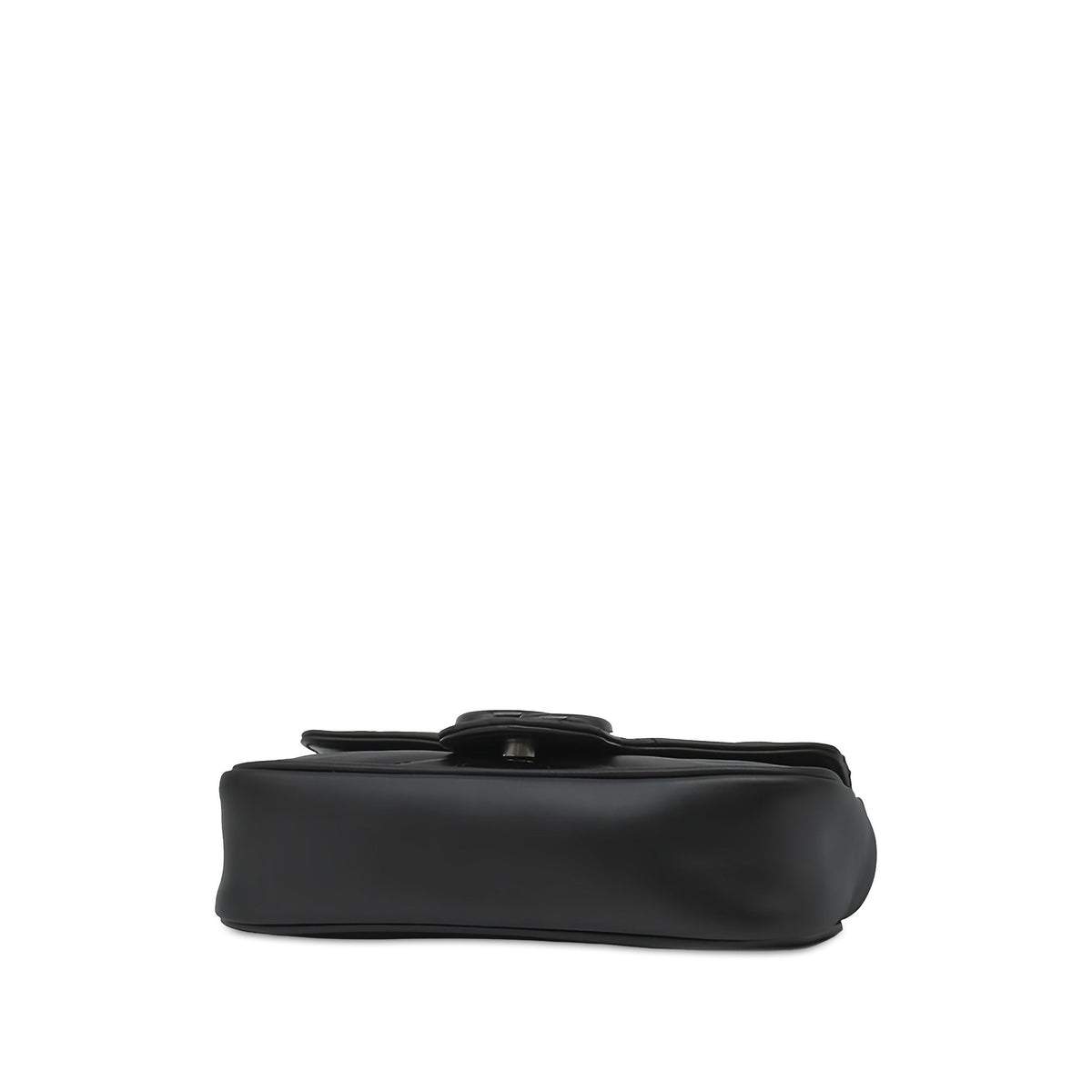 Gucci GG Marmont Matelasse Calfskin Monochrome Chain Belt Bag — Black