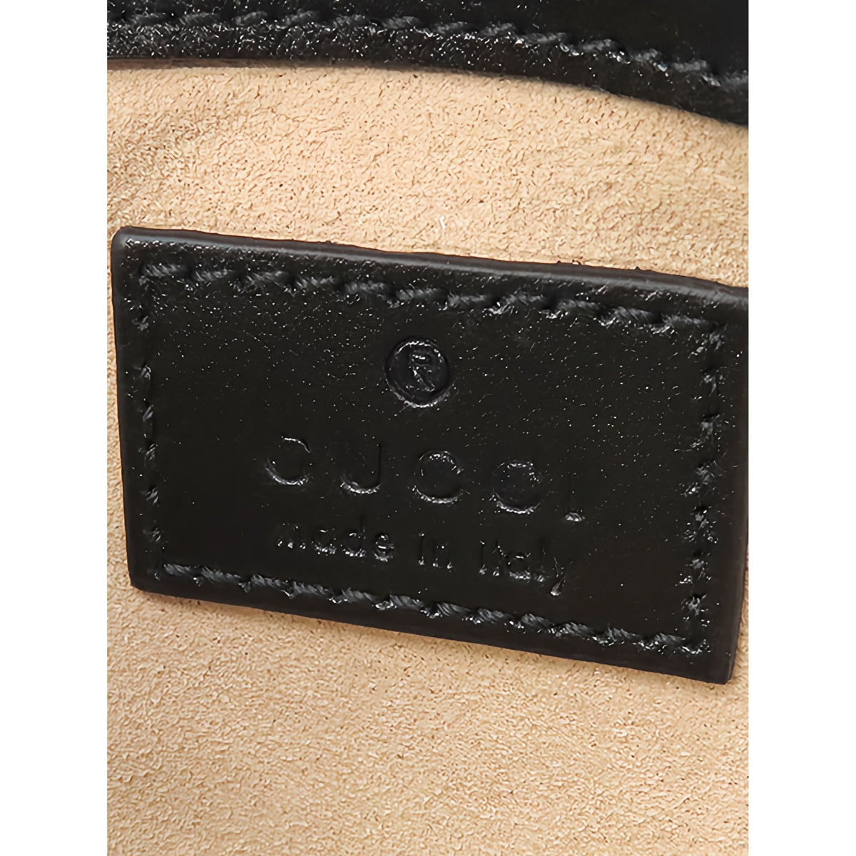 Gucci GG Marmont Matelasse Calfskin Monochrome Chain Belt Bag — Black