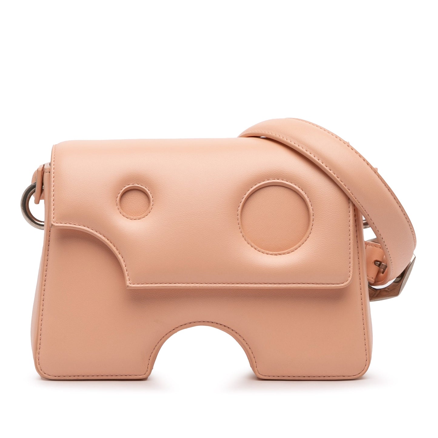 Off-White Leather Burrow 22 Crossbody