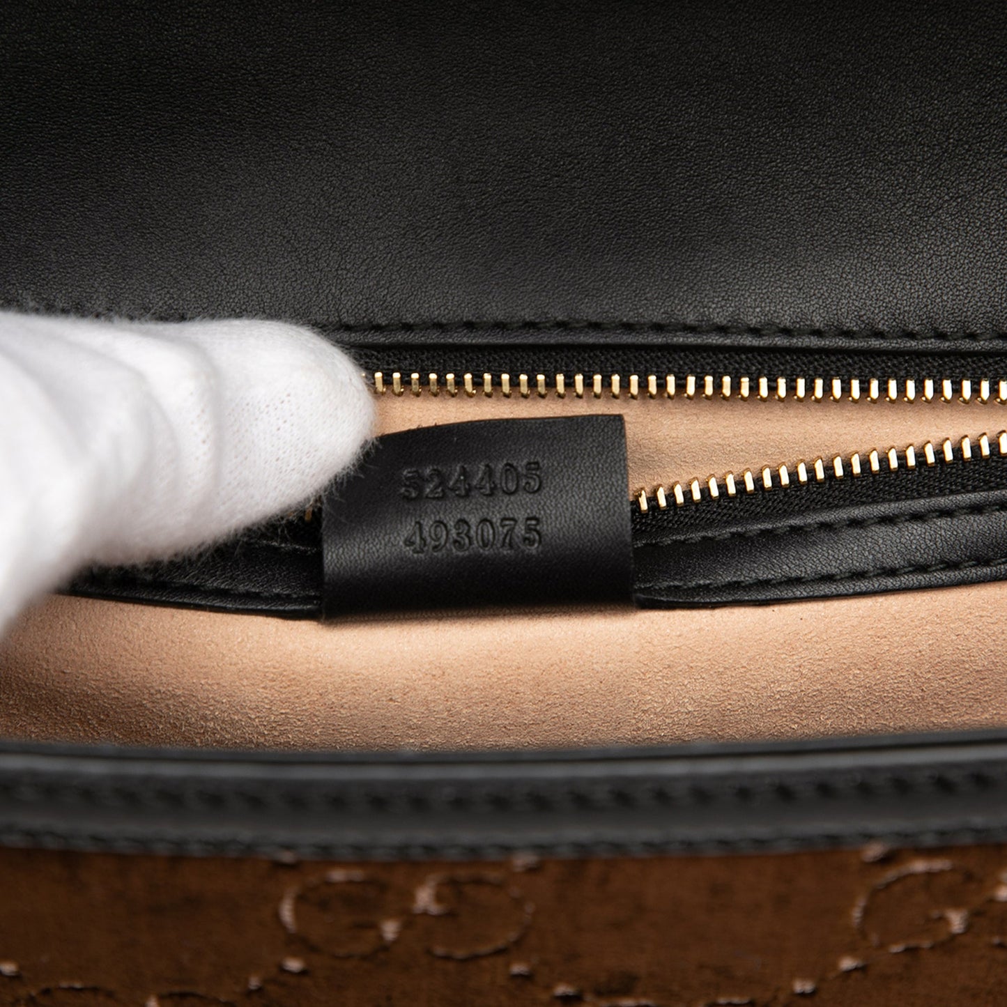 Gucci Small GG Velvet Sylvie Crossbody