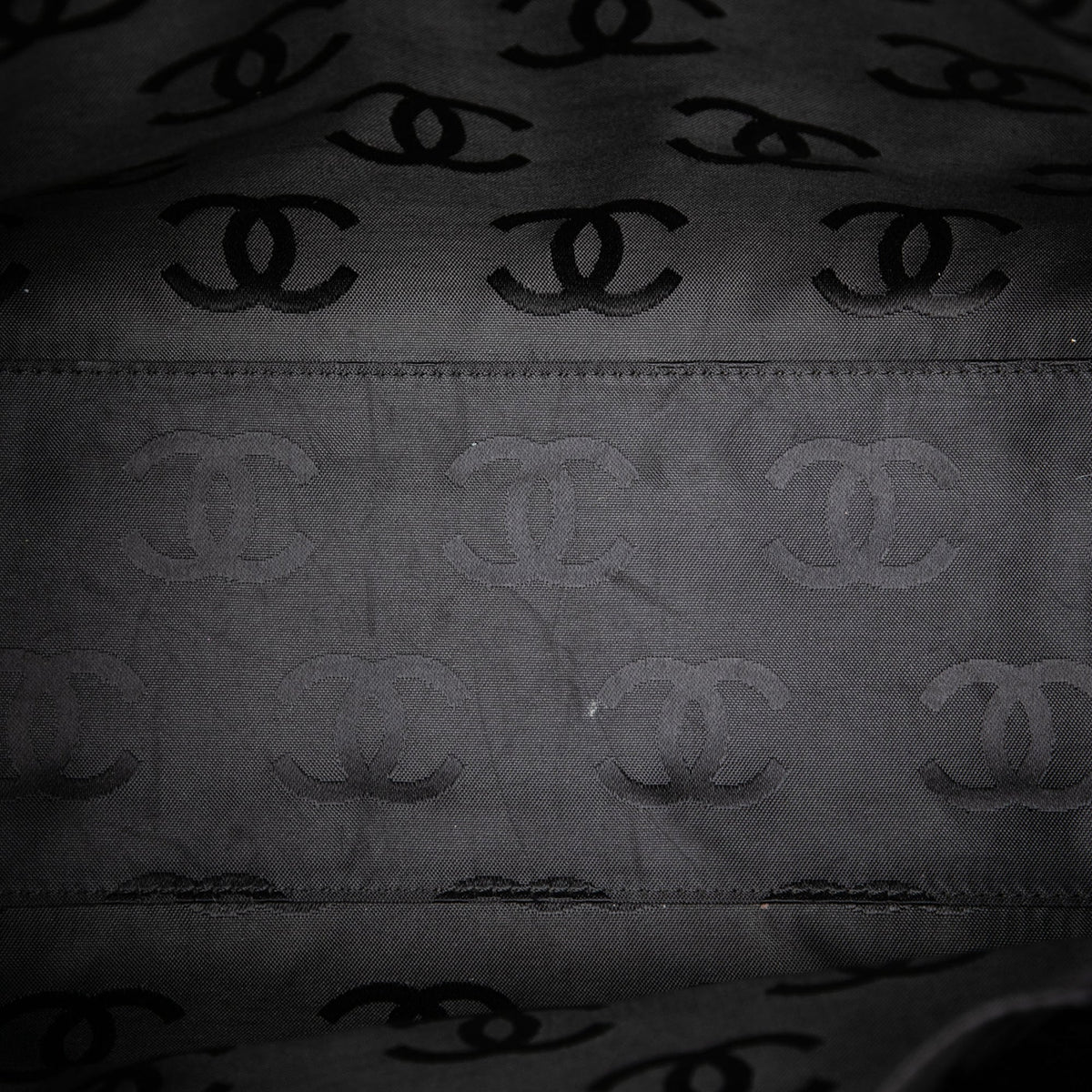 Chanel CC Lambskin Wild Stitch Handbag — Black