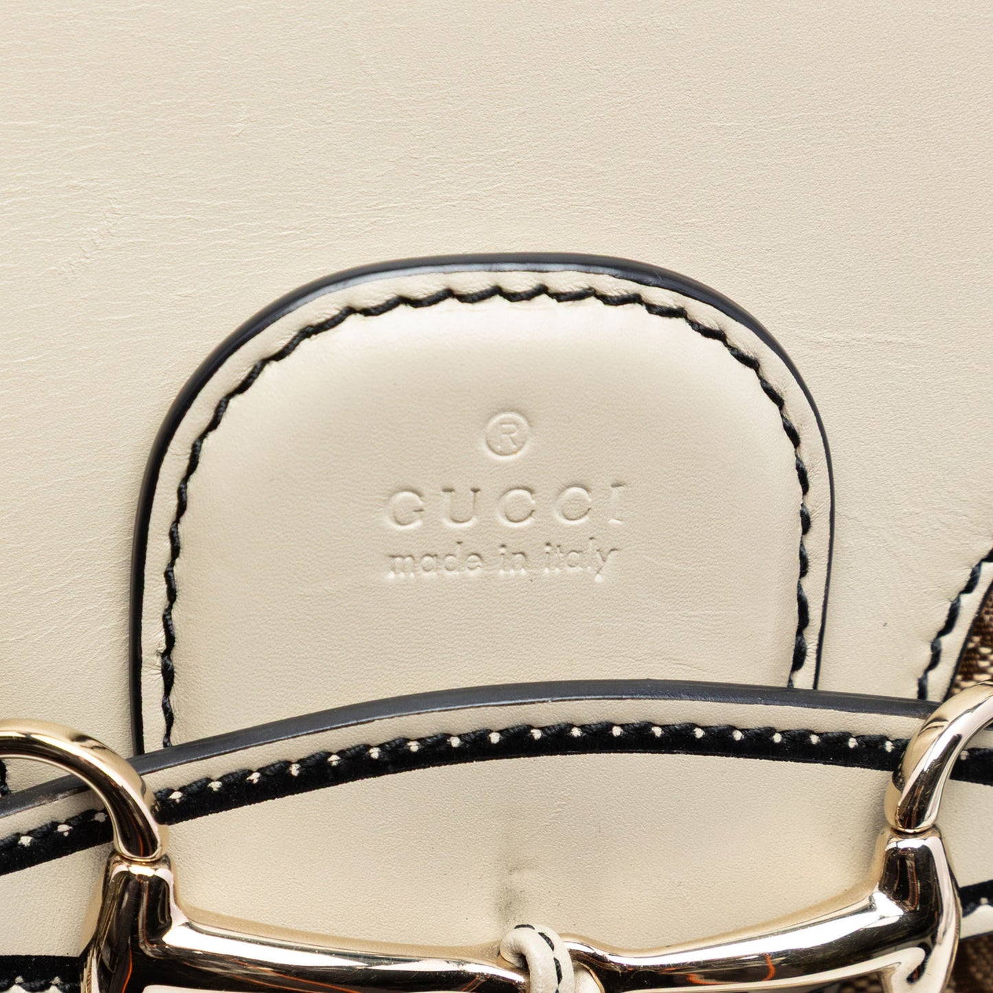 Gucci Medium GG Canvas Emily Flap Satchel