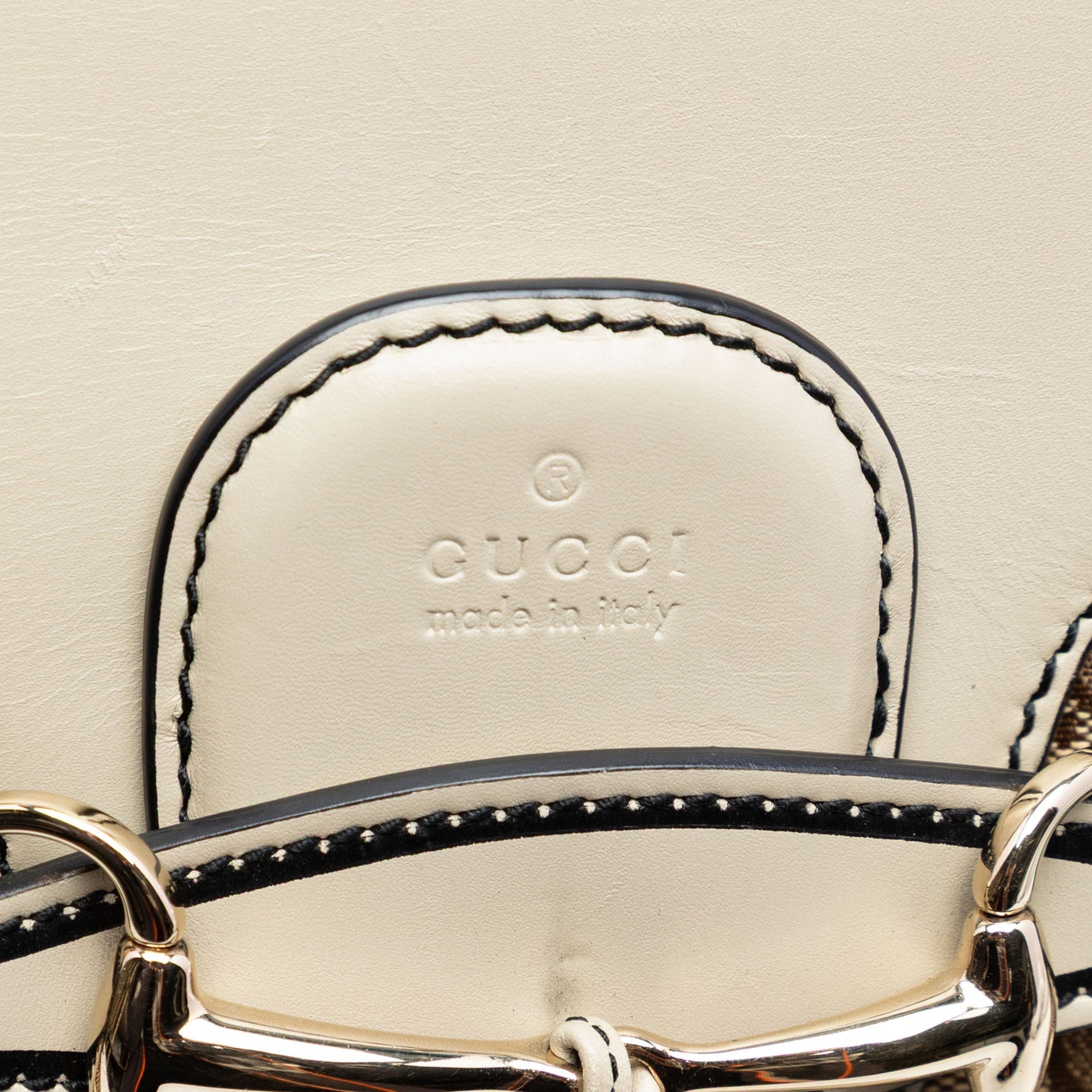 Gucci Medium GG Canvas Emily Flap Satchel