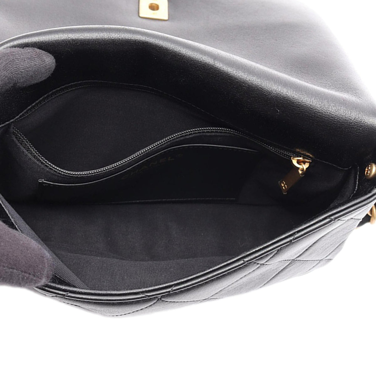 Chanel CC Quilted Lambskin Single Flap