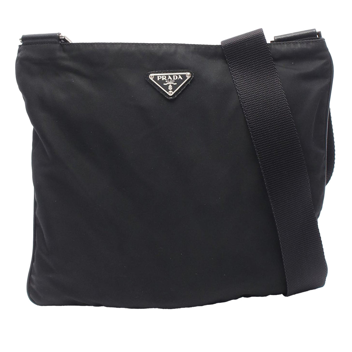 Prada Tessuto Zip Top Crossbody Bag