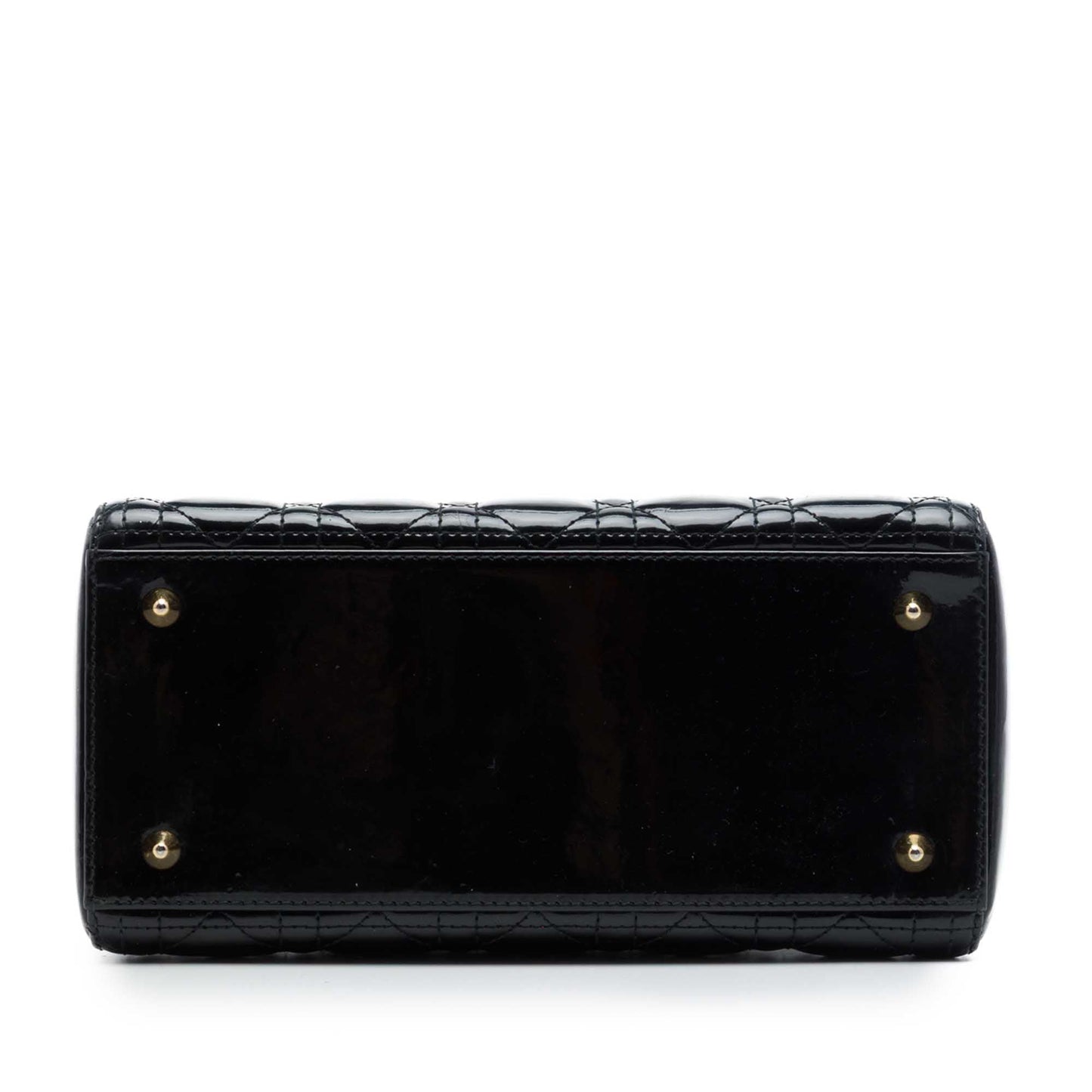 Dior Medium Patent Cannage Lady Dior