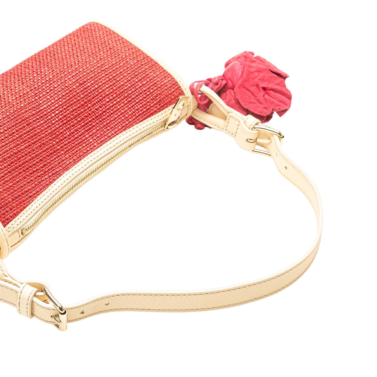Celine Raffia Shoulder Bag