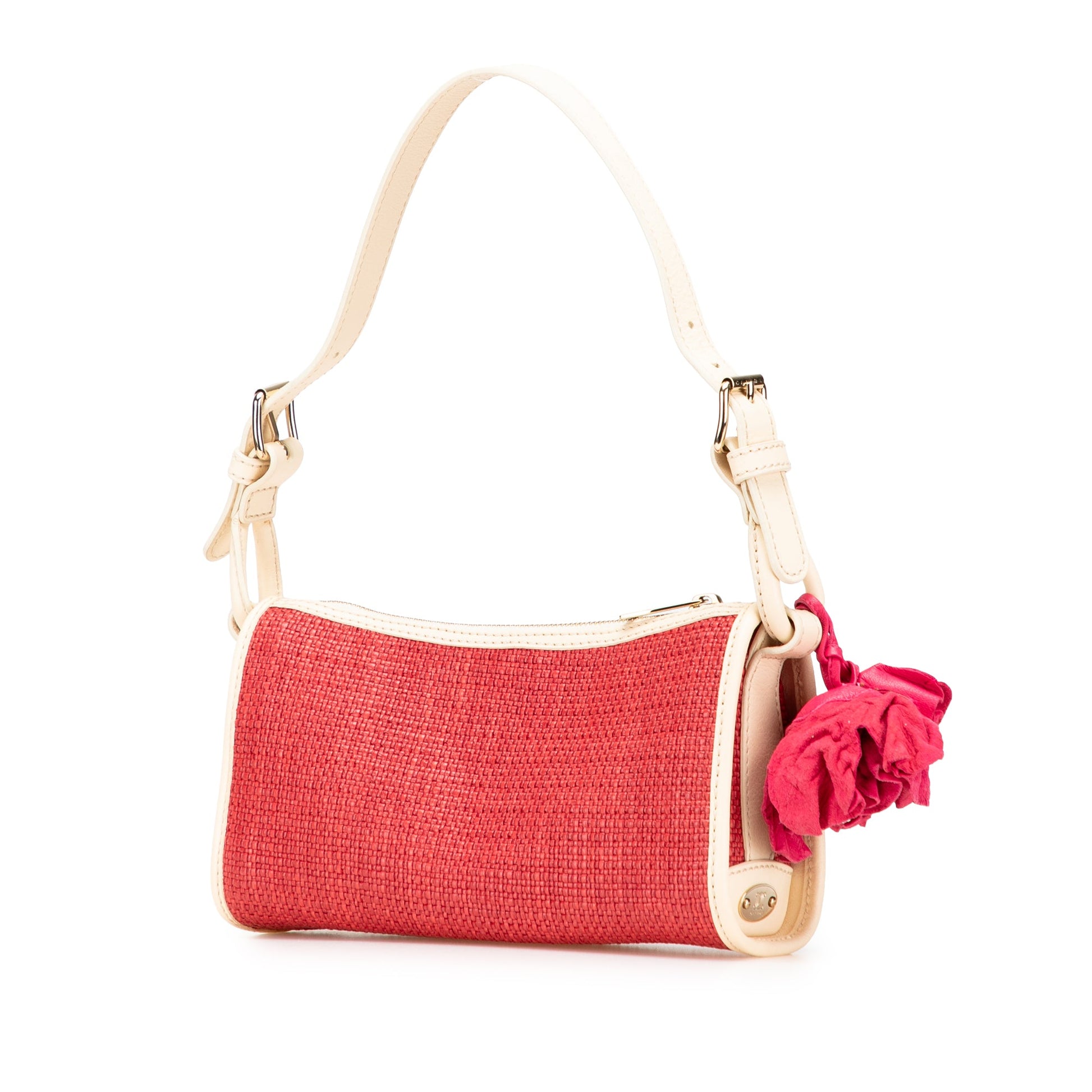 Celine Raffia Shoulder Bag