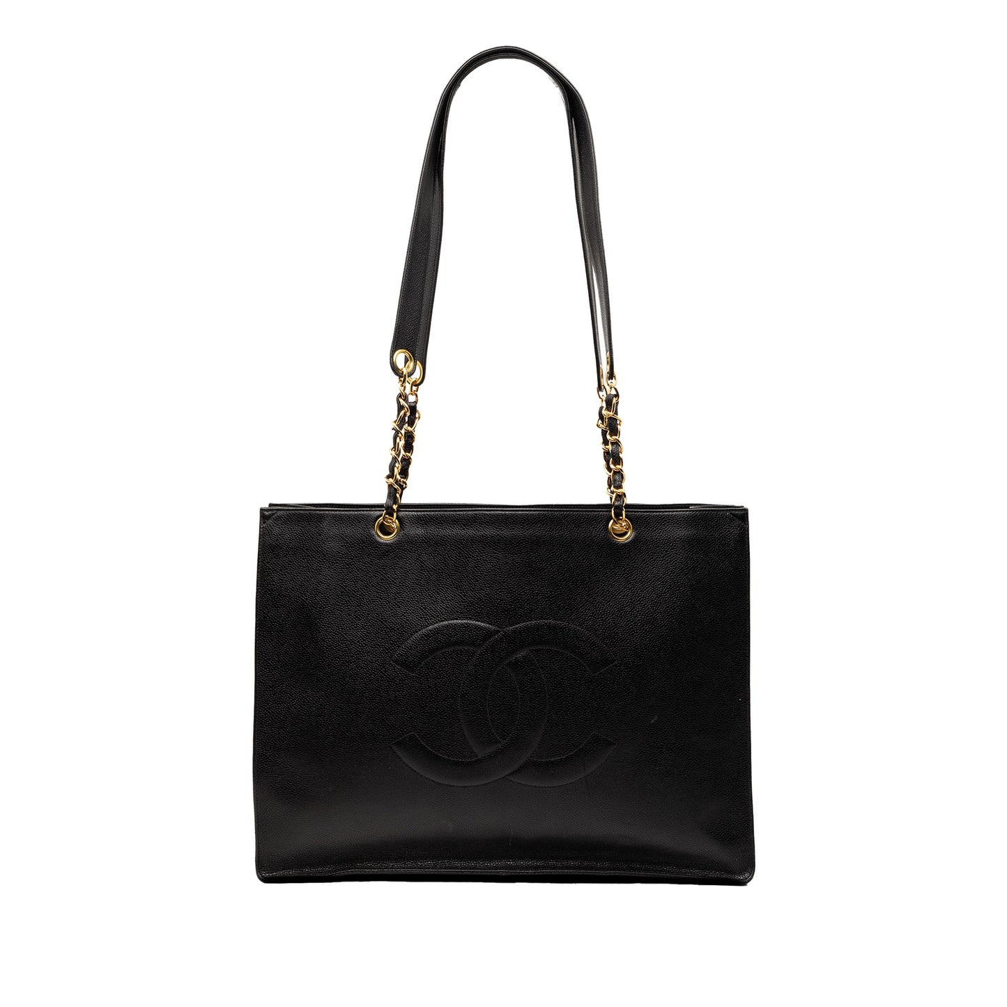 Chanel CC Caviar Chain Tote
