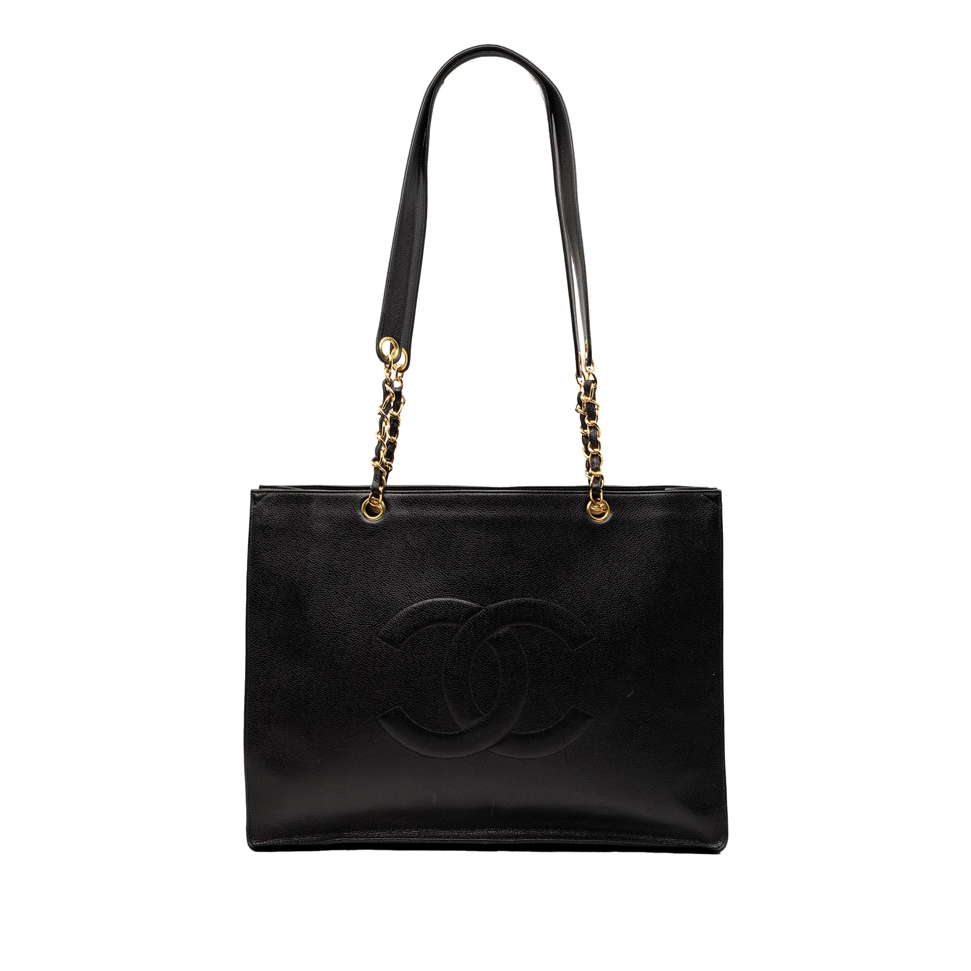 Chanel CC Caviar Chain Tote