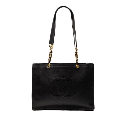 Chanel CC Caviar Chain Tote