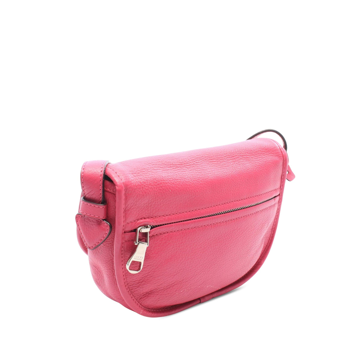 LOEWE Leather Heritage Crossbody — Pink