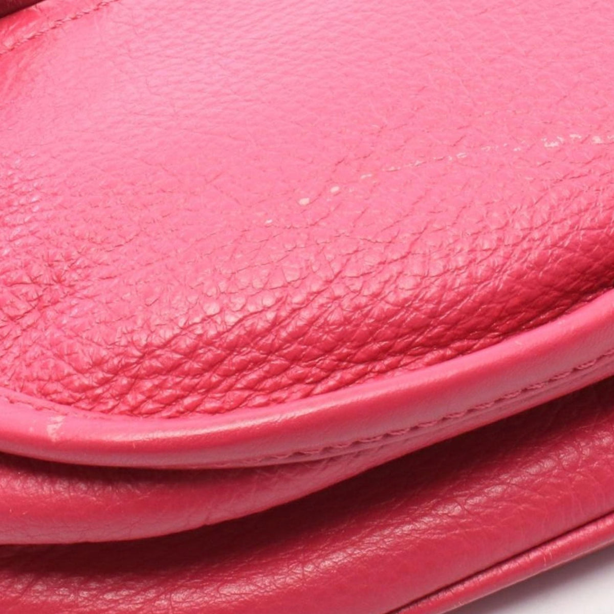 LOEWE Leather Heritage Crossbody — Pink