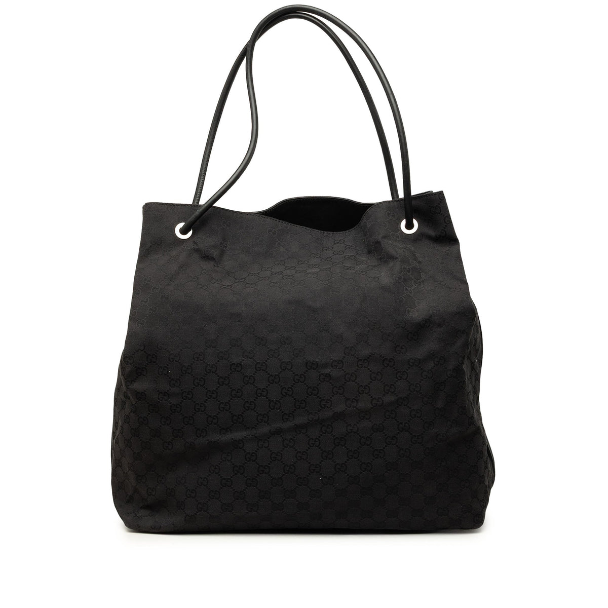 Gucci GG Canvas Gifford Tote — Black