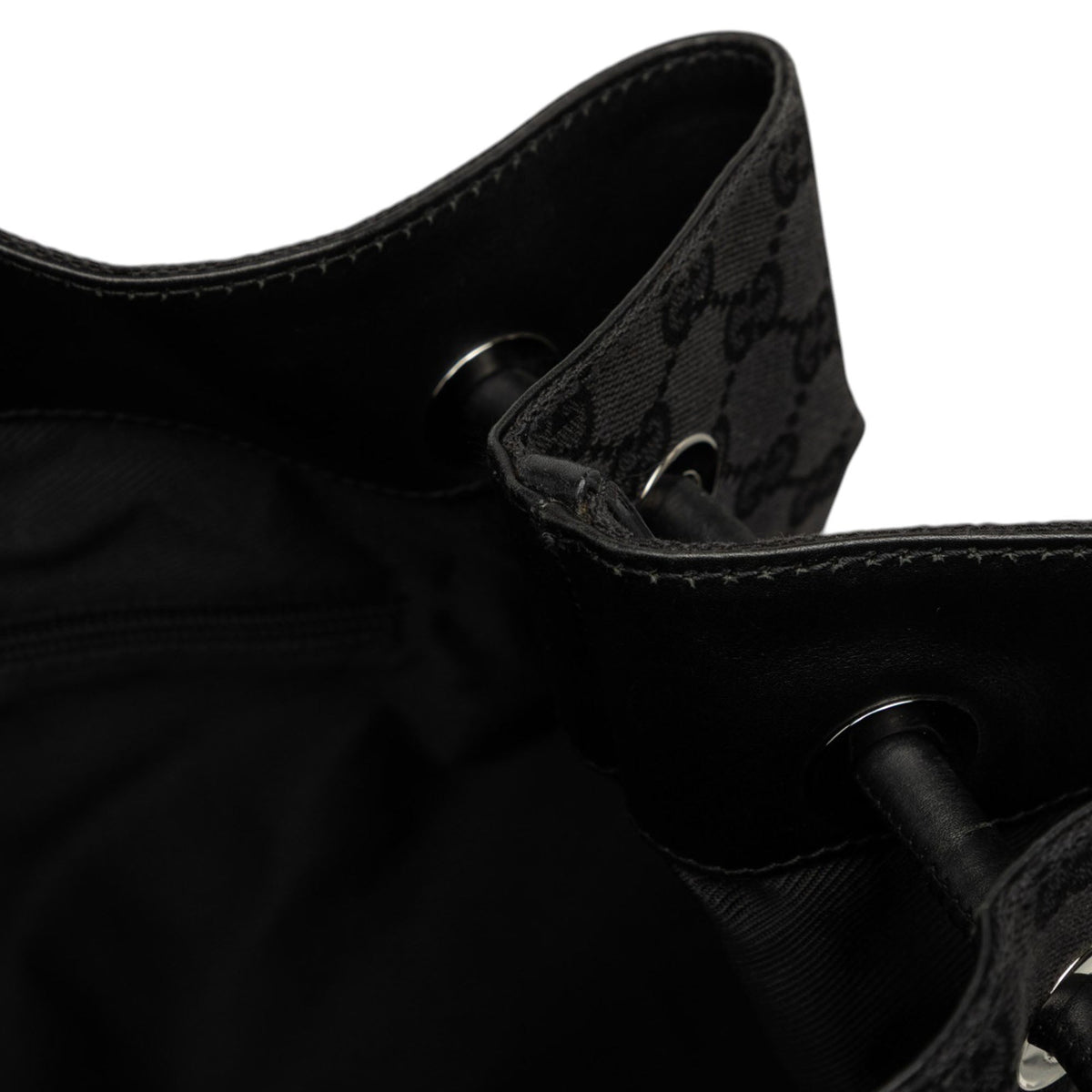 Gucci GG Canvas Gifford Tote — Black