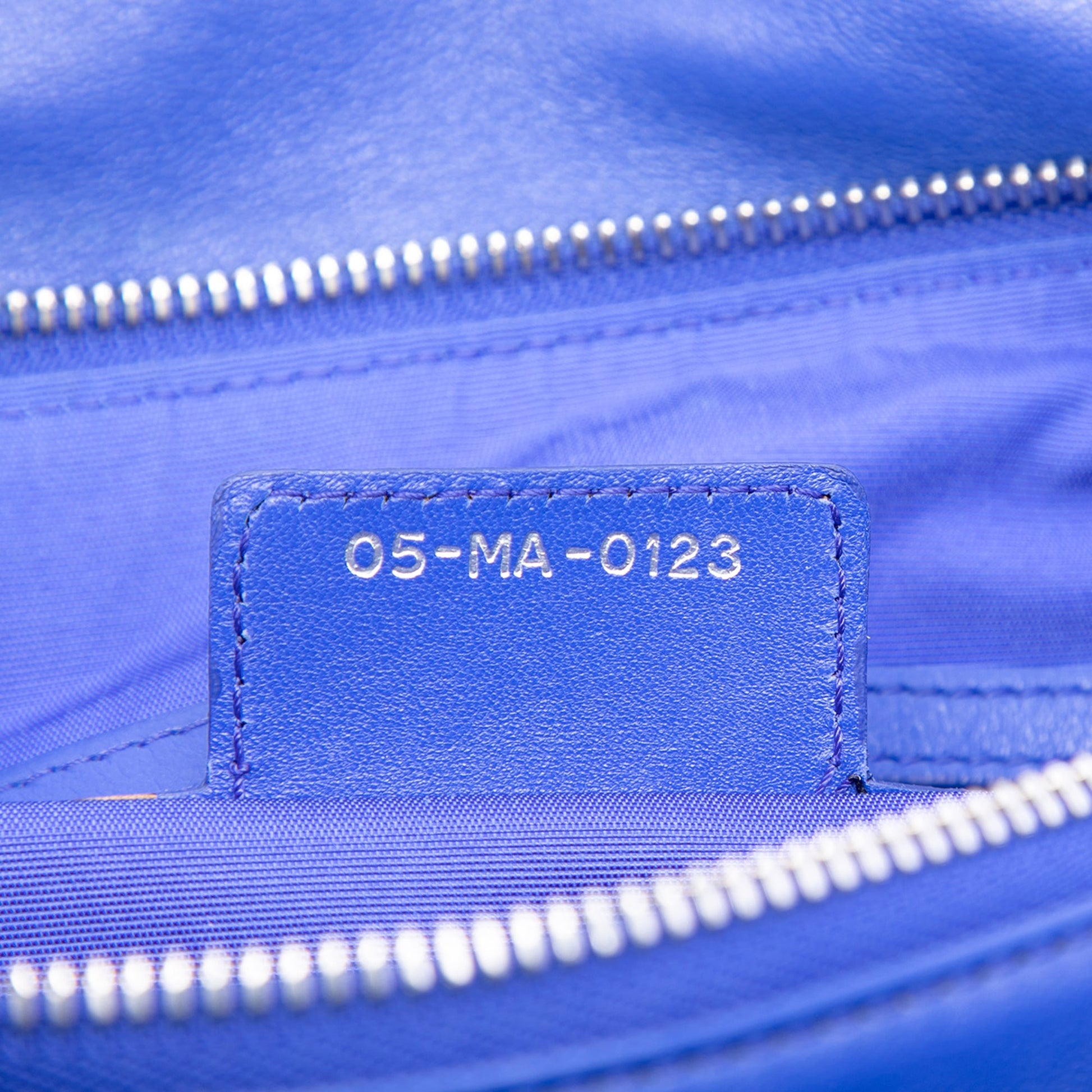 Dior Medium Lambskin Cannage Polochon Granville Satchel