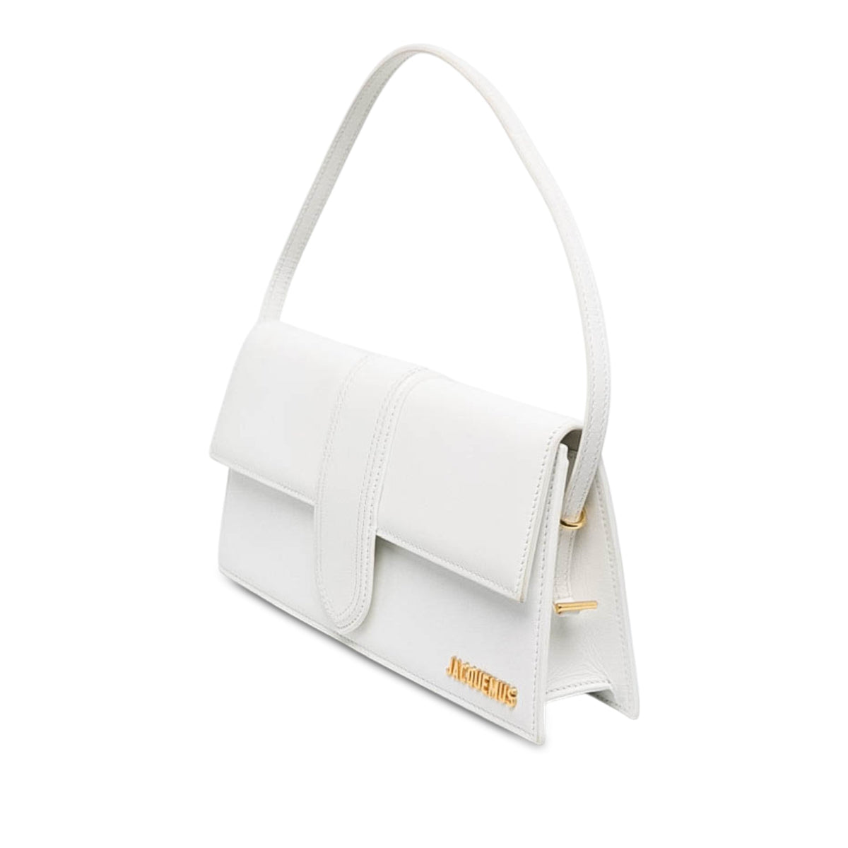 Jacquemus Calfskin Le Bambino Long — White