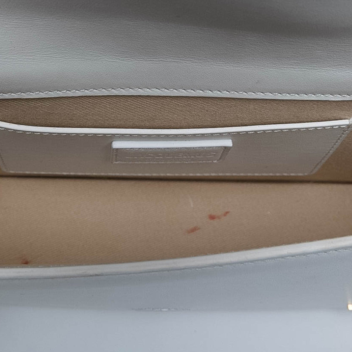 Jacquemus Calfskin Le Bambino Long — White
