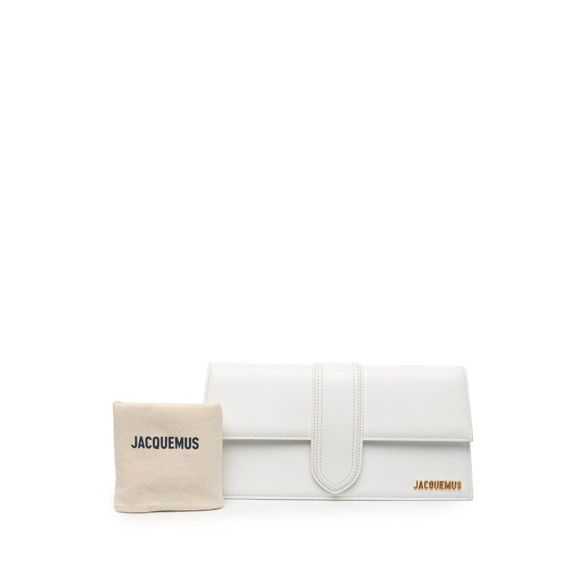 Jacquemus Calfskin Le Bambino Long — White