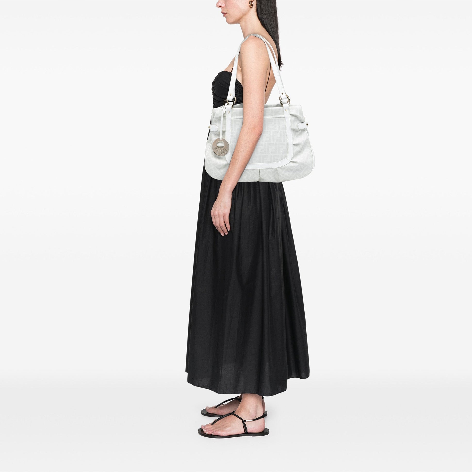 Fendi Large Zucca Spalmati Chef Shopper Tote