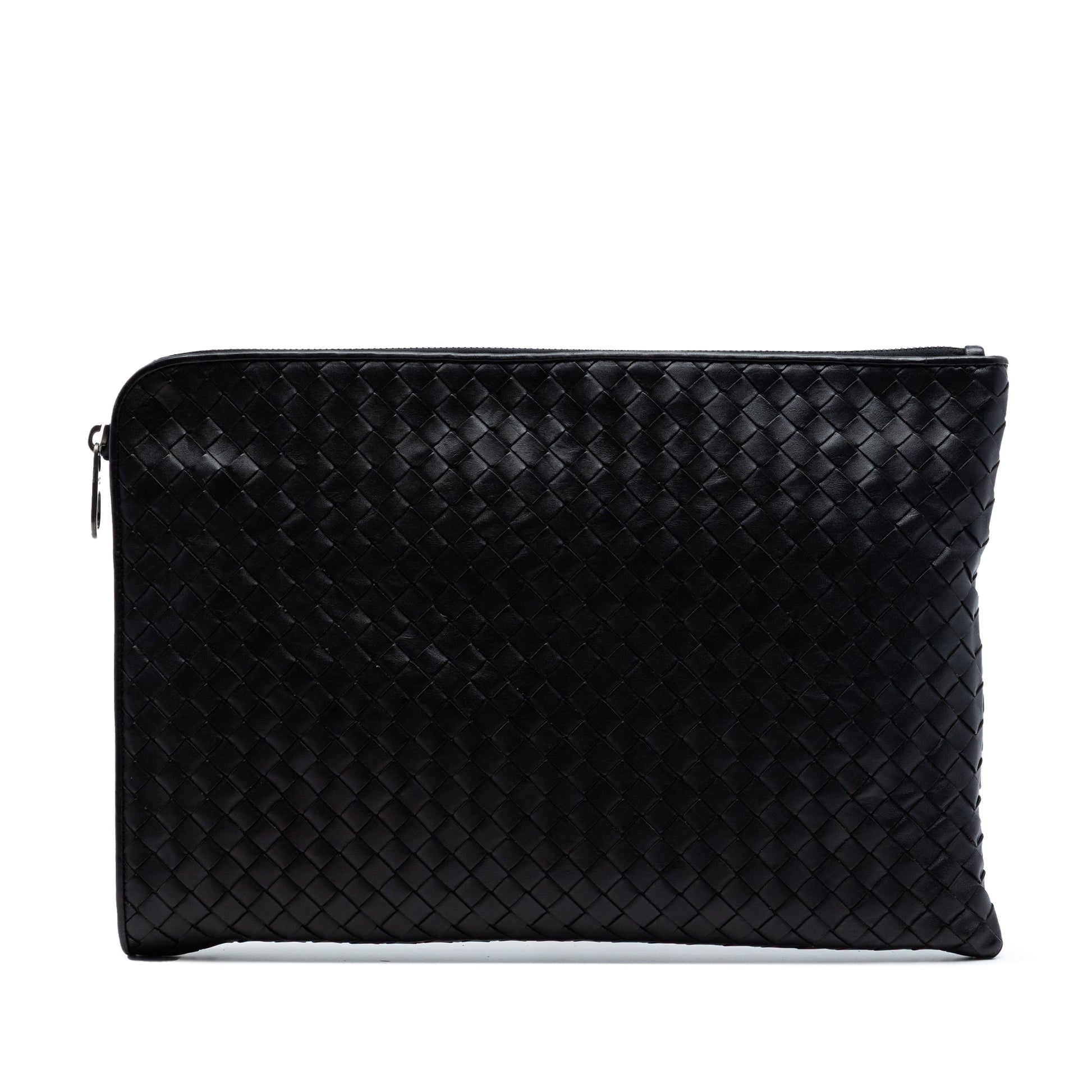 Bottega Veneta Large Nappa Intrecciato Zip Pouch