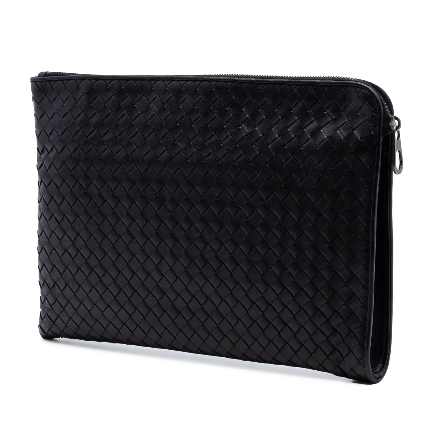 Bottega Veneta Large Nappa Intrecciato Zip Pouch