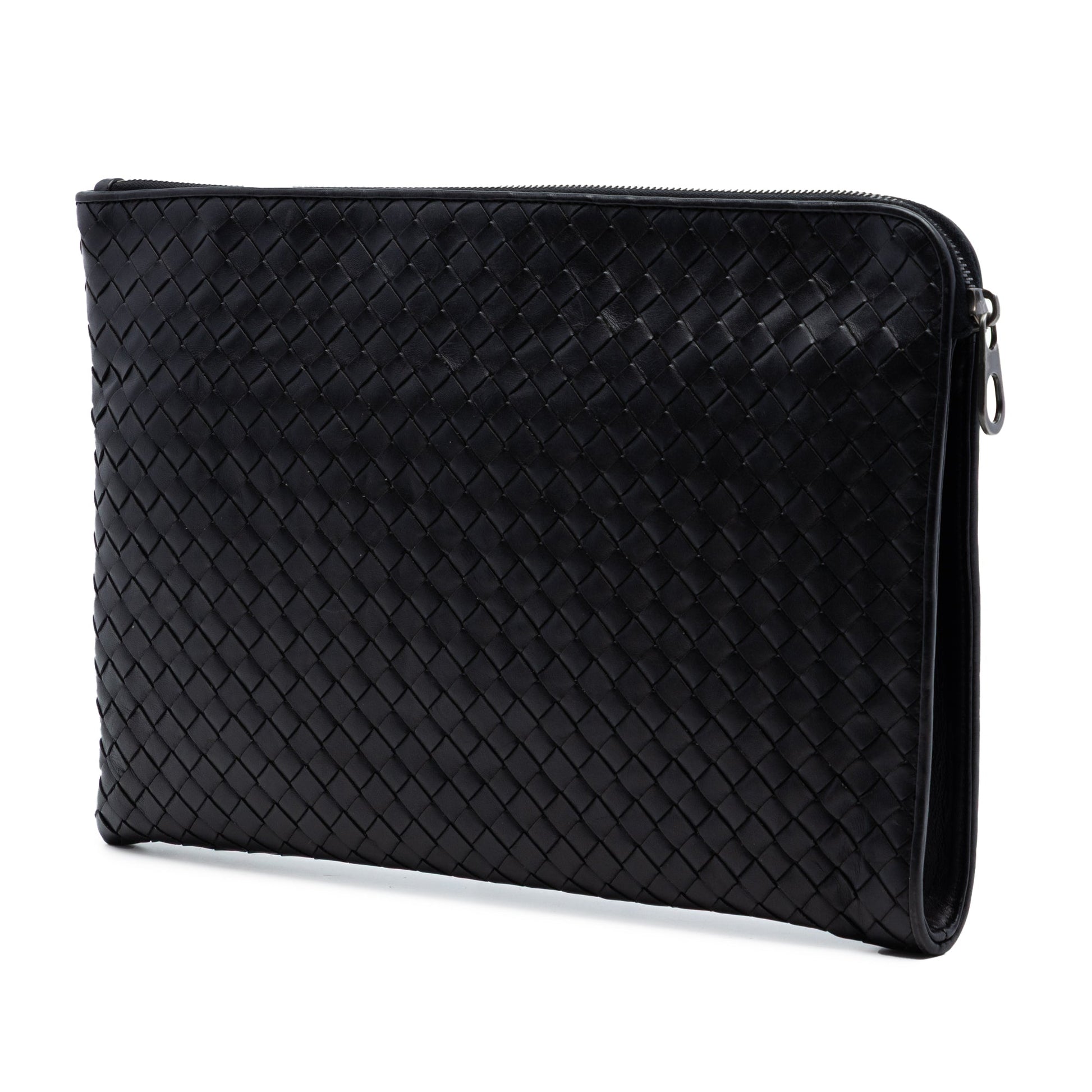 Bottega Veneta Large Nappa Intrecciato Zip Pouch