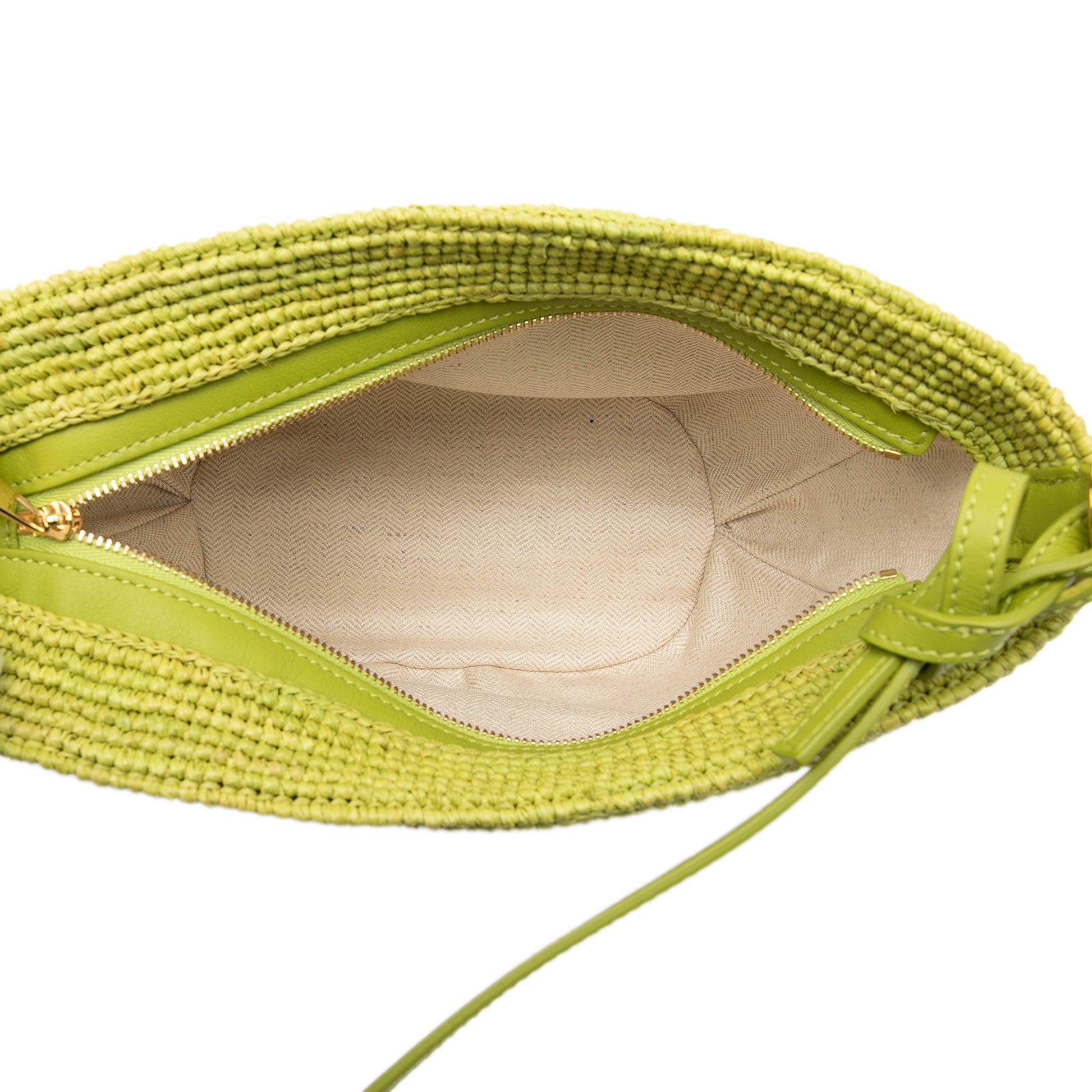 LOEWE Paulas Ibiza Anagram Raffia Pochette Crossbody