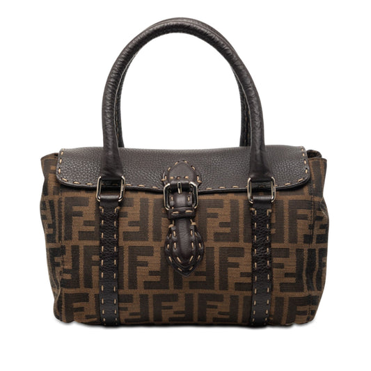 Fendi Mini Zucca Canvas Selleria Linda