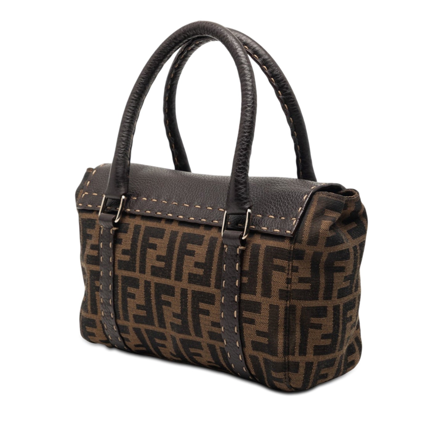 Fendi Mini Zucca Canvas Selleria Linda